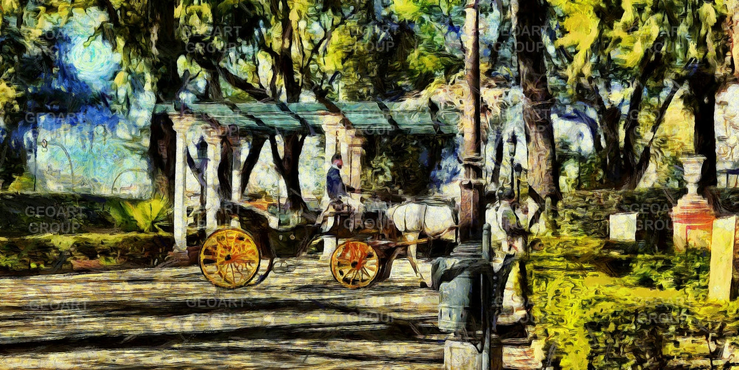 Jardines De Cristina - Horse Drawn Carriage - Sevilla City